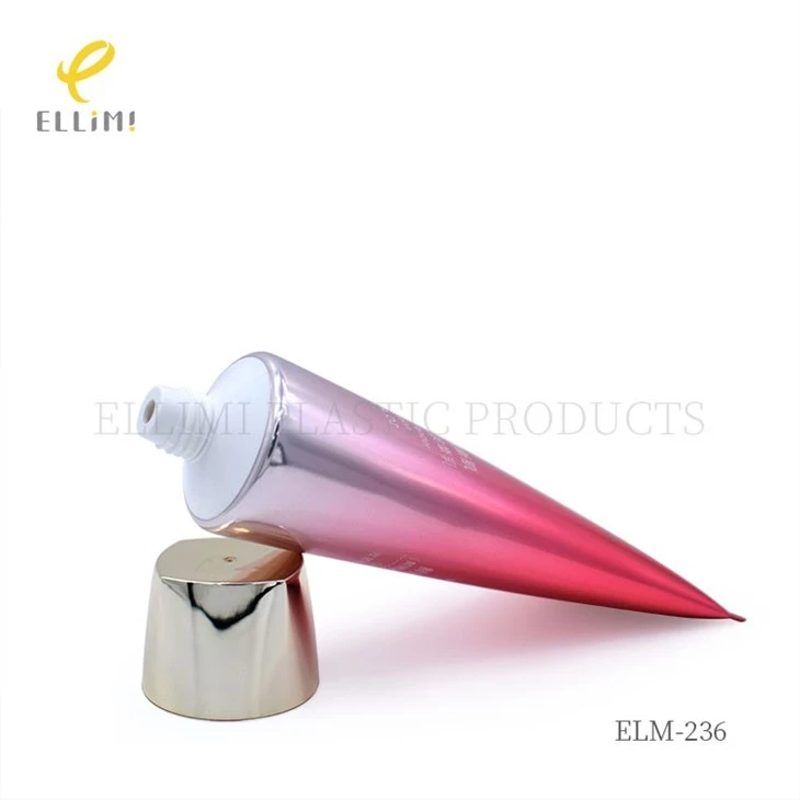 35ml Round Square Cap Soft Cosmetic Tubes For Facial Cleanser factory