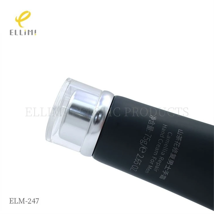 35mm Acrylic Drum-Edge Twist Cap Soft Cosmetic Tubes For Moisturizing Lotion best