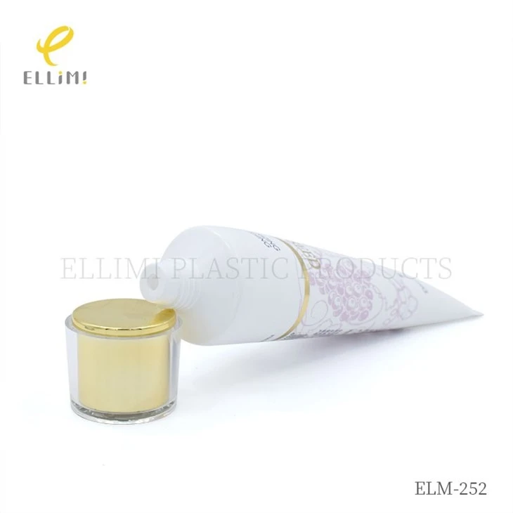 35mm Acrylic Trapezoid Cap Soft Cosmetic Tubes For Hand Cream factory