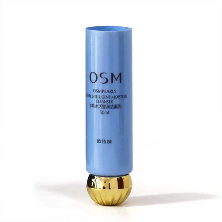 35mm Patterned Spherical Cap Cosmetic Tube