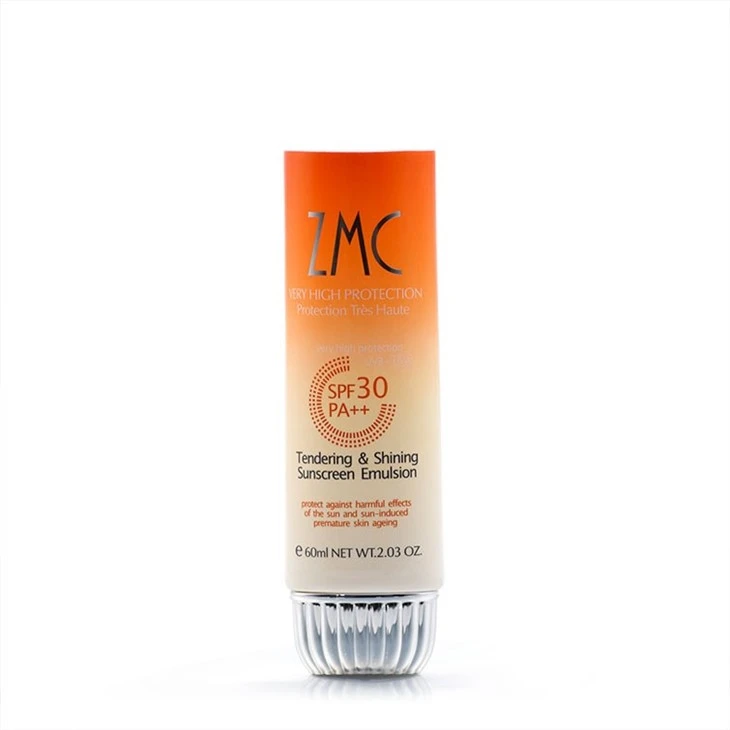 35mm Striped High-Shoulder Cap Tube For Sunscreen