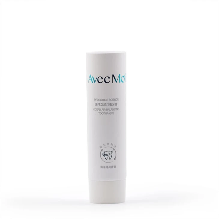 38mm Smooth Body Toothpaste Screw-Cap Cosmetic Tube