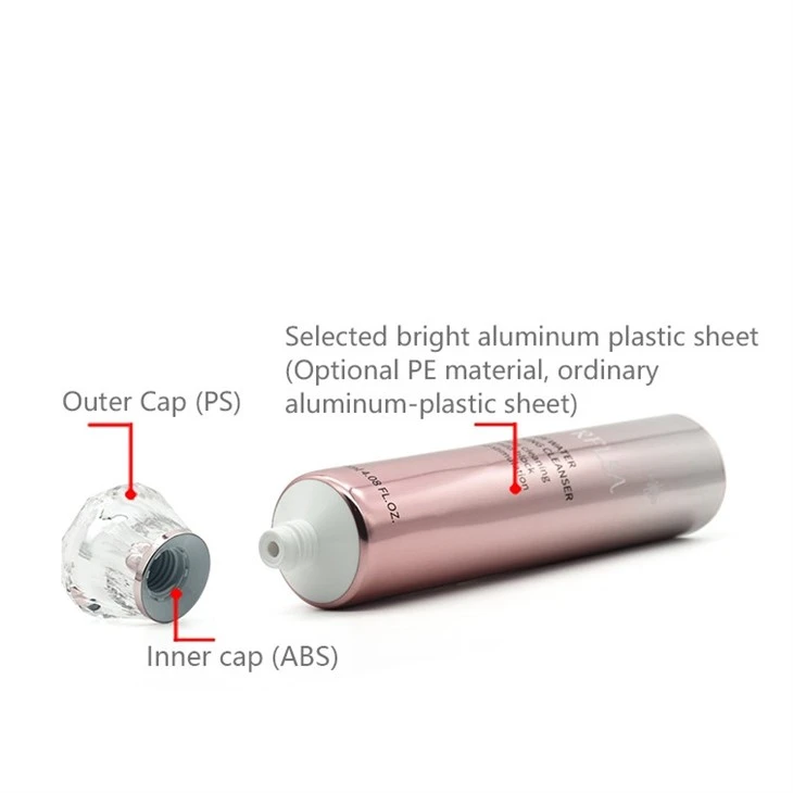 40 Acrylic High Diamond Cap Tube