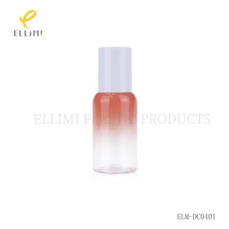 40ml 80ml 100ml PET Plastic Empty Cosmetic Bottle For Skincare Shower Gel & Toner Packaging With Silk Screen Printing suppliers