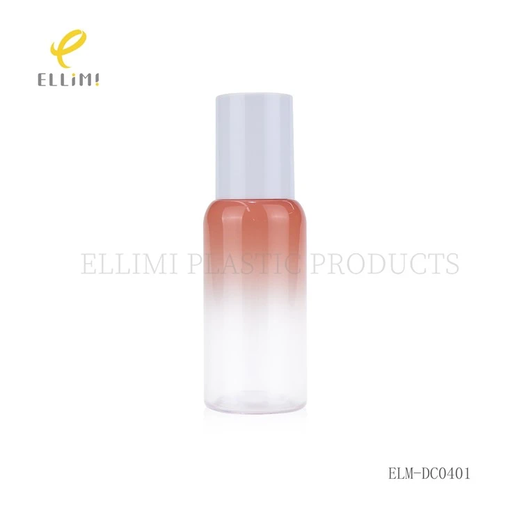 40ml 80ml 100ml PET Plastic Empty Cosmetic Bottle For Skincare Shower Gel & Toner Packaging With Silk Screen Printing factory