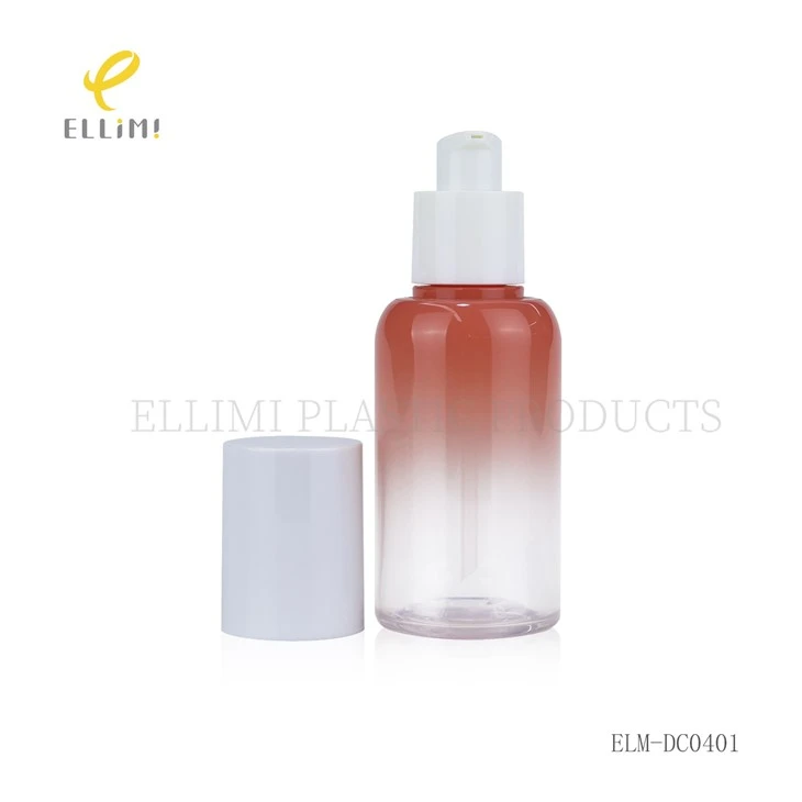 40ml 80ml 100ml PET Plastic Empty Cosmetic Bottle For Skincare Shower Gel & Toner Packaging With Silk Screen Printing best