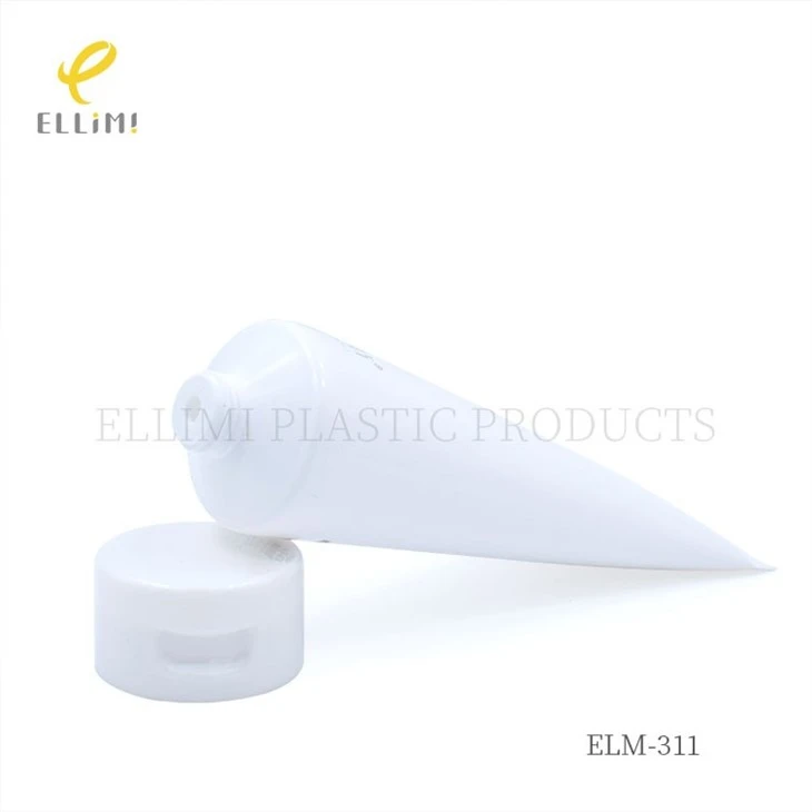 40ml Straight Flip-Top Cosmetic Tube For Facial Cleansers high quality