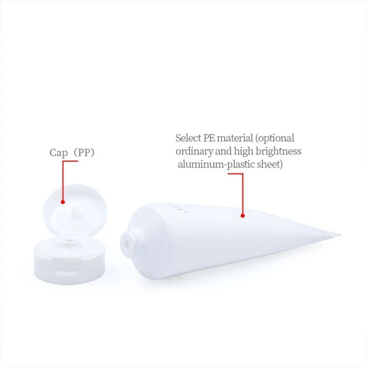 40ml Straight Flip-Top Cosmetic Tube For Facial Cleansers price