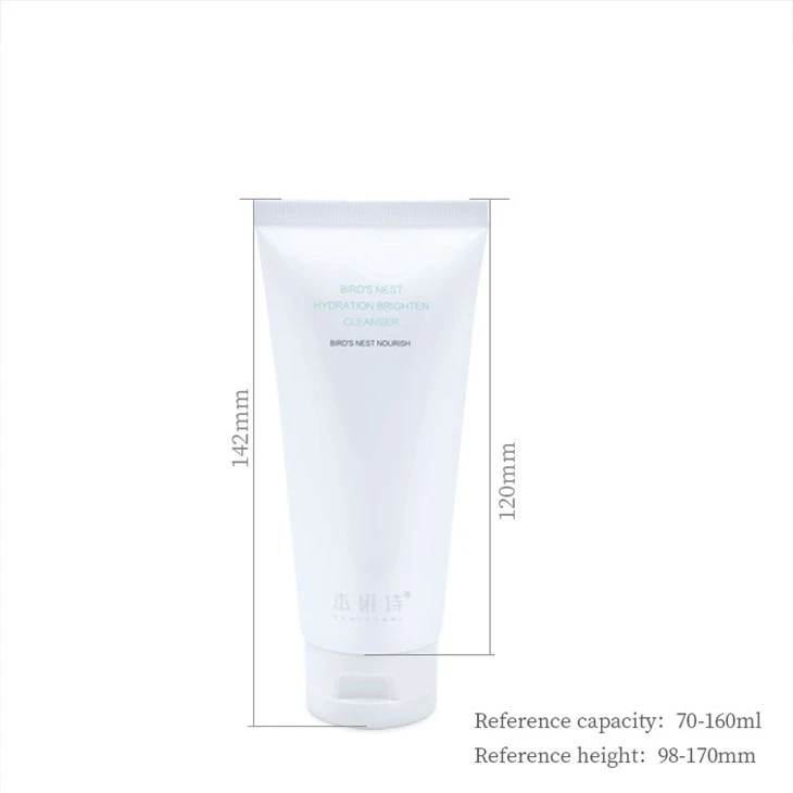 40ml Straight Flip-Top Cosmetic Tube For Facial Cleansers