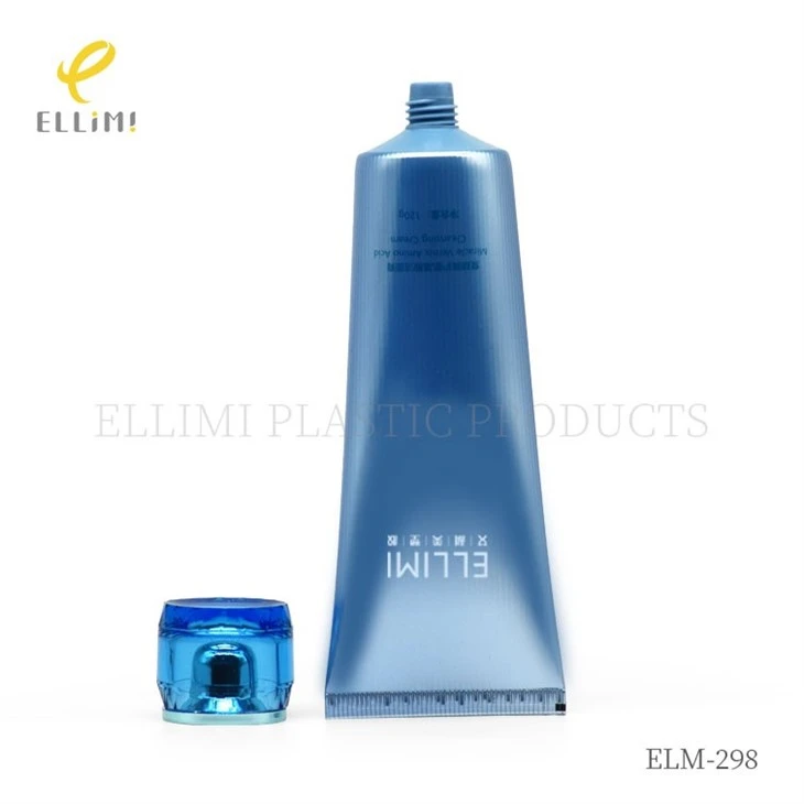 40mm Acrylic Drum-Waist Cap Cosmetic Tube For Facial Cleanser suppliers