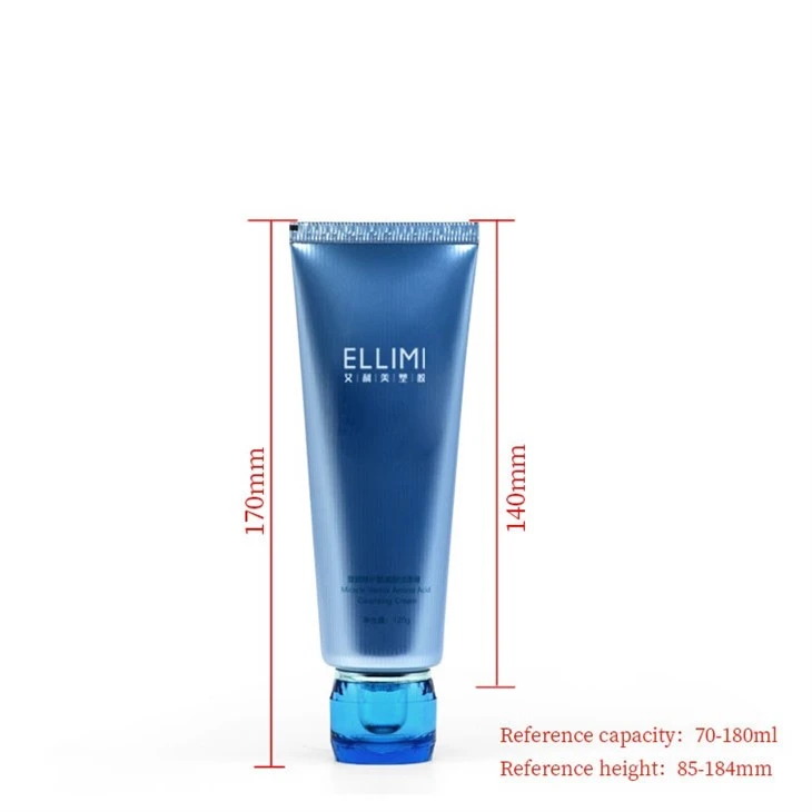 40mm Acrylic Drum-Waist Cap Cosmetic Tube For Facial Cleanser price