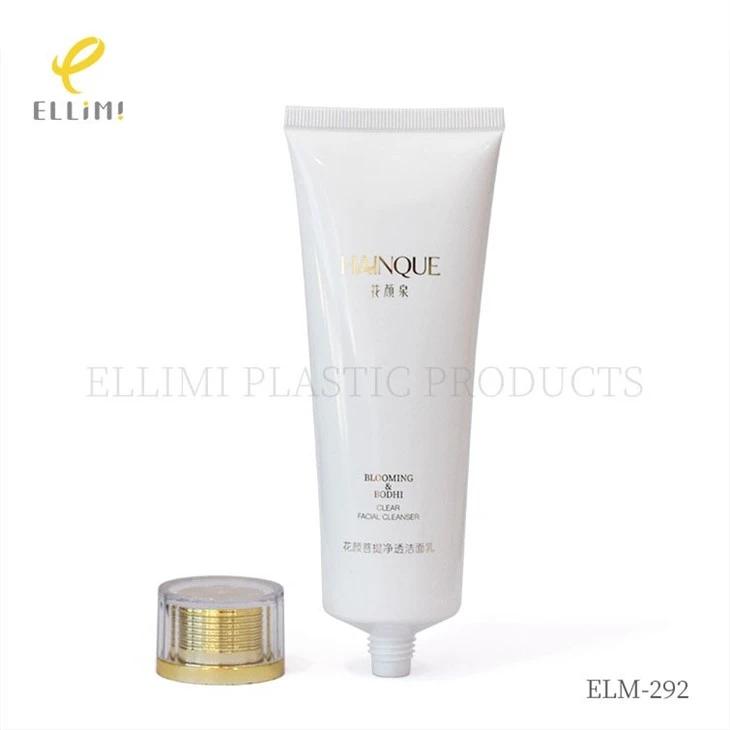 40mm Acrylic Flat-Edge Horizontal-Grooved Screw-Cap Soft Cosmetic Tube suppliers