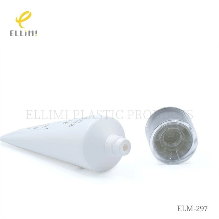 40mm Acrylic Trapezoid Cap Cosmetic Tube For Moisturizing Lotion suppliers