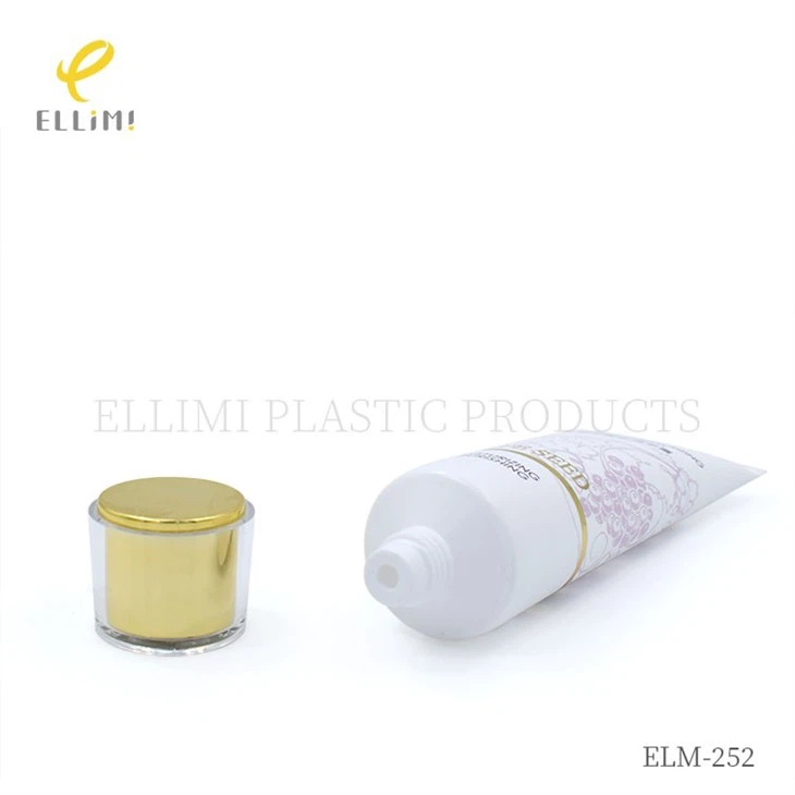 40mm Acrylic Wide-Drum Twist Cap Cosmetic Tubes For Facial Cleanser suppliers