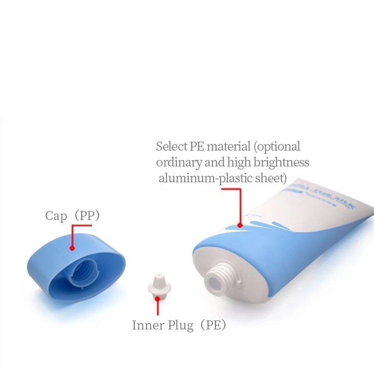 40mm Flat-Thread Twist Cap Tube With 7.5mm Wide Opening Insert For Hand Cream best