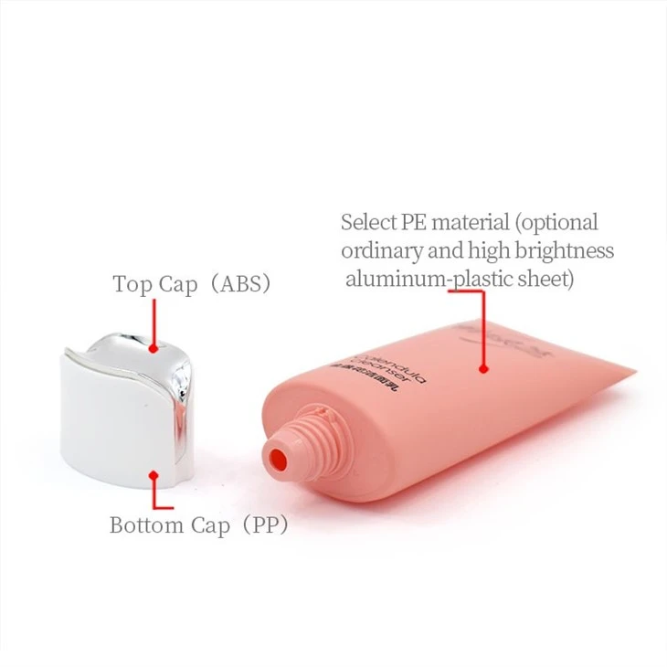 40mm Lip-Shaped Flat Cap Tube For Cleanser high quality