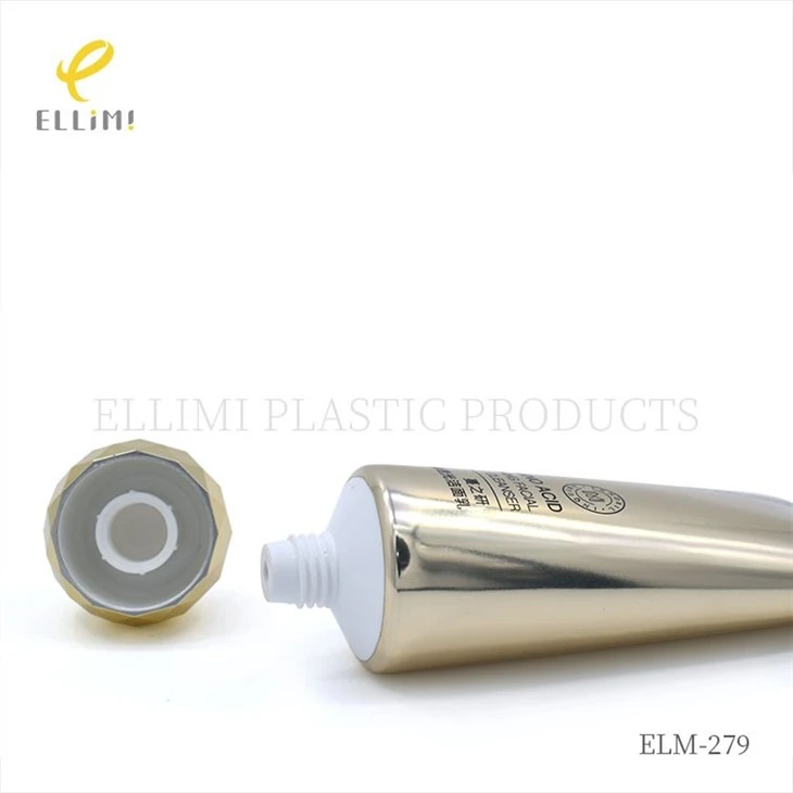 40mm Spherical Diamond-Facet Cap Cosmetic Tube For Massage Cream factory