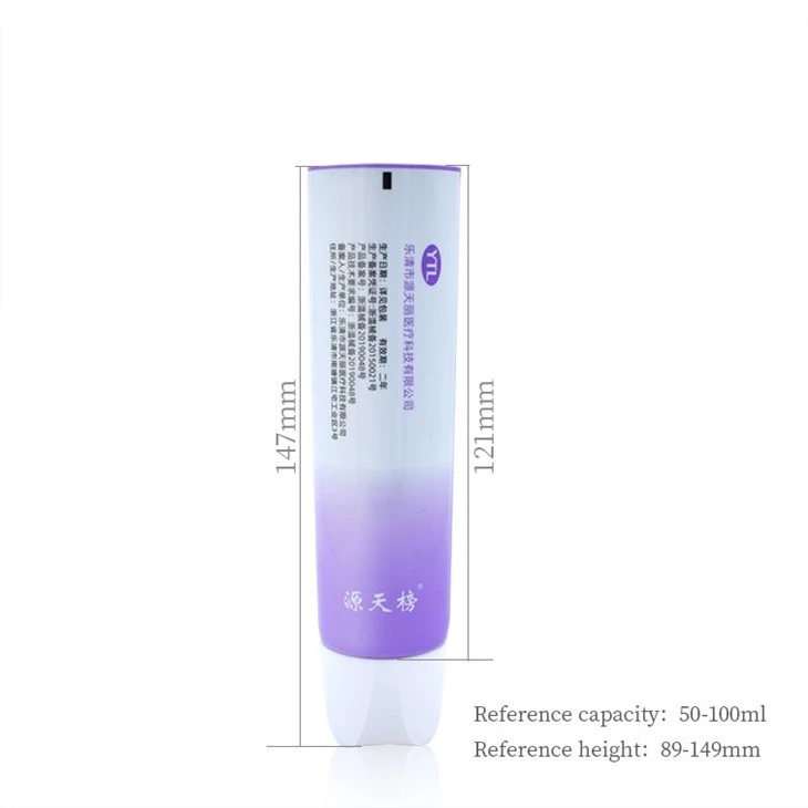 40mm Square Cap Cosmetic Tube For Facial Cleanser price