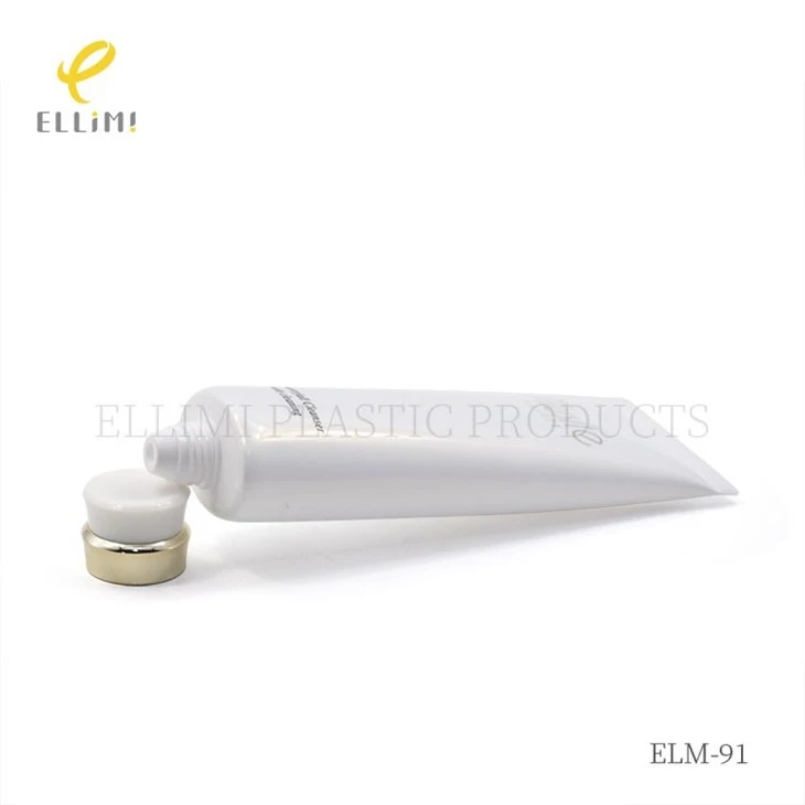 40mm Stepped Cap Cosmetic Tube With 5.0mm Flat-Opening Insert For Facial Cleanser factory
