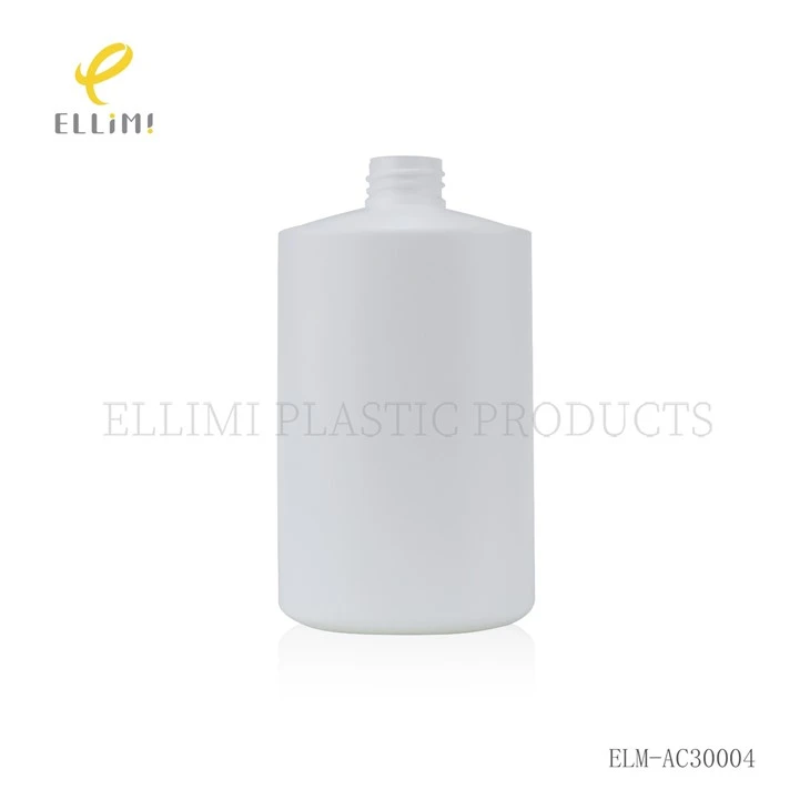 500ml PE Plastic Cosmetic Packaging Containers With Pump Bottle For Skincare Serum Oil Custom Color Logo UV/Silk Screen Printing factory