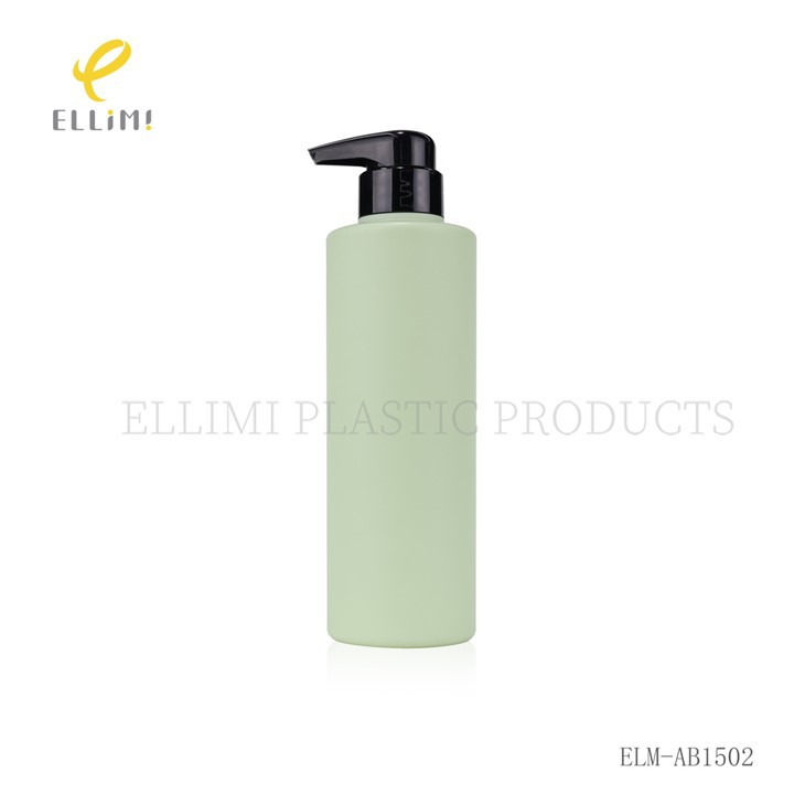 500ml PE Plastic Empty Cosmetic Bottle For Skincare Shower Gel & Toner Packaging With Silk Screen Printing