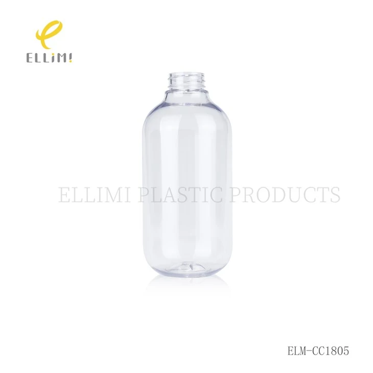 500ML PET Cylinder Shape Empty Cosmetic Bottle For Lotion Serum Skincare Cream high quality