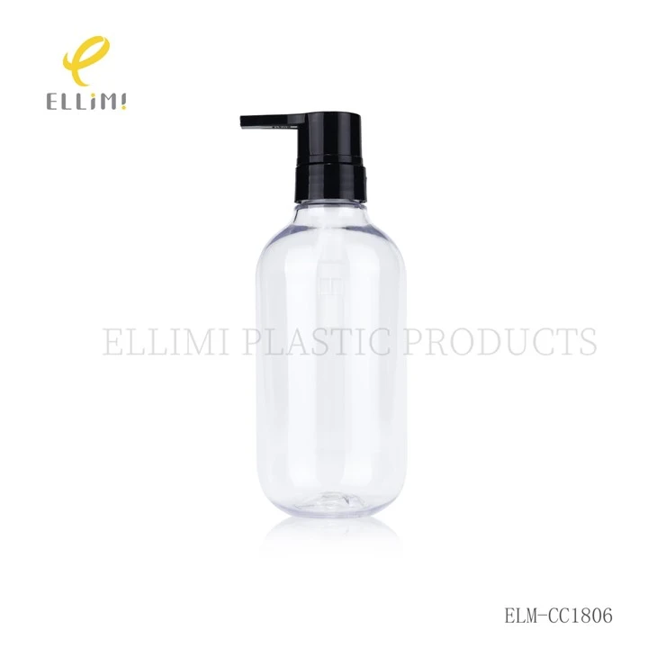 500ML PET Cylinder Shape Empty Cosmetic Bottle For Lotion Serum Skincare Cream factory