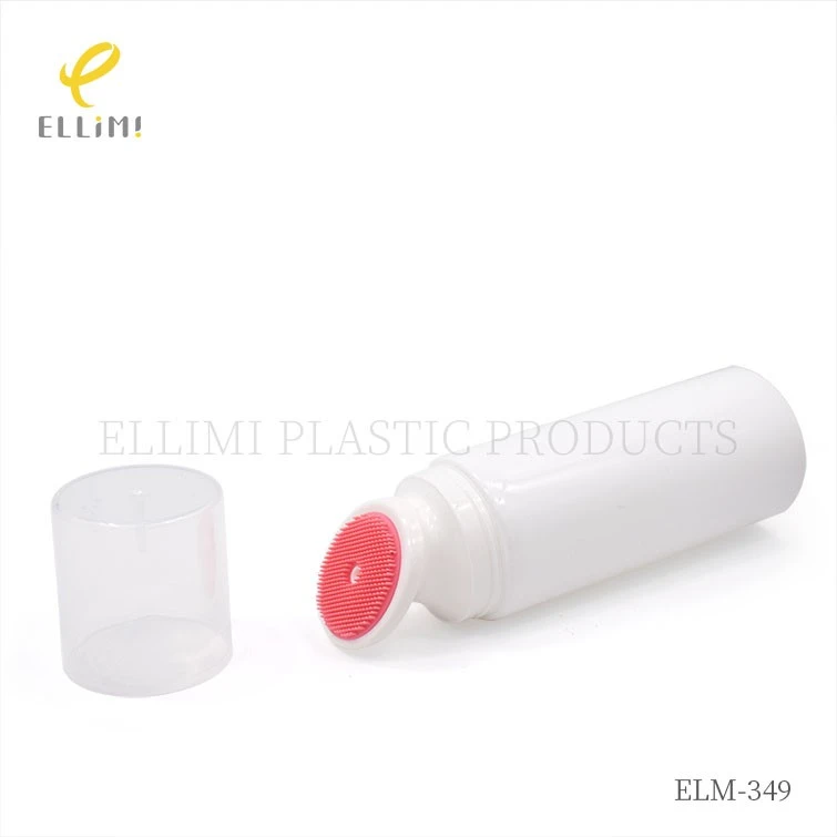 50mm Silicone Brush Face Wash Cosmetic Tube - Refillable Plastic Cosmetic suppliers