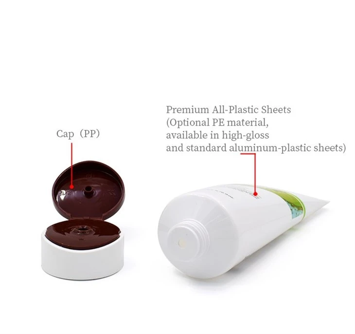 50mm Two-Color Duckbill Flip Cap Cosmetic Tube best
