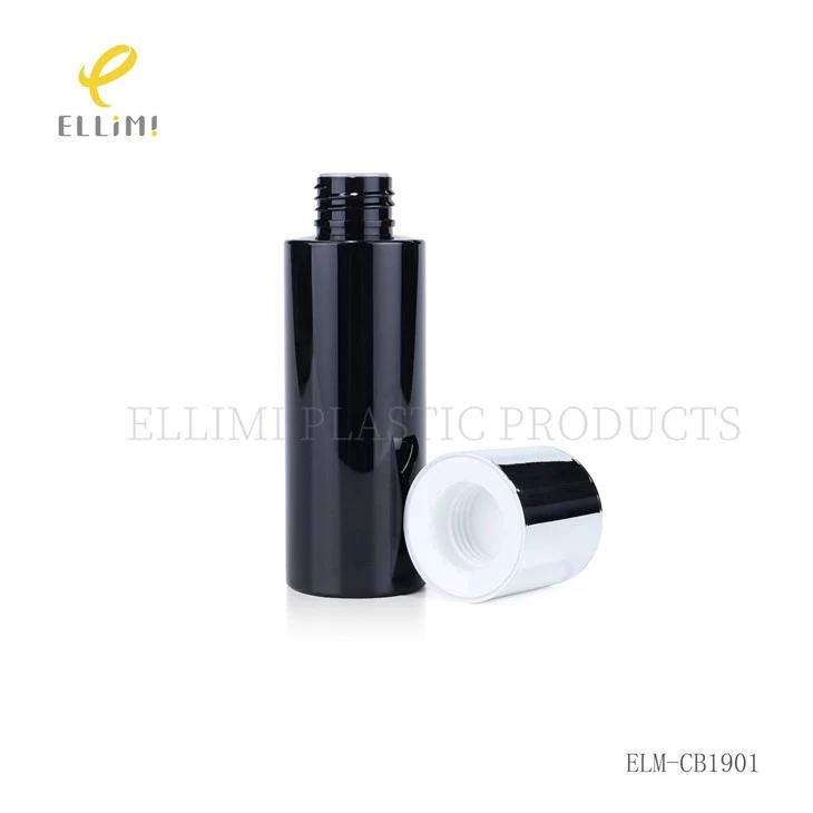75ML 120ML PET Cylinder Shape Empty Cosmetic Bottle For Lotion Serum Skincare Cream factory