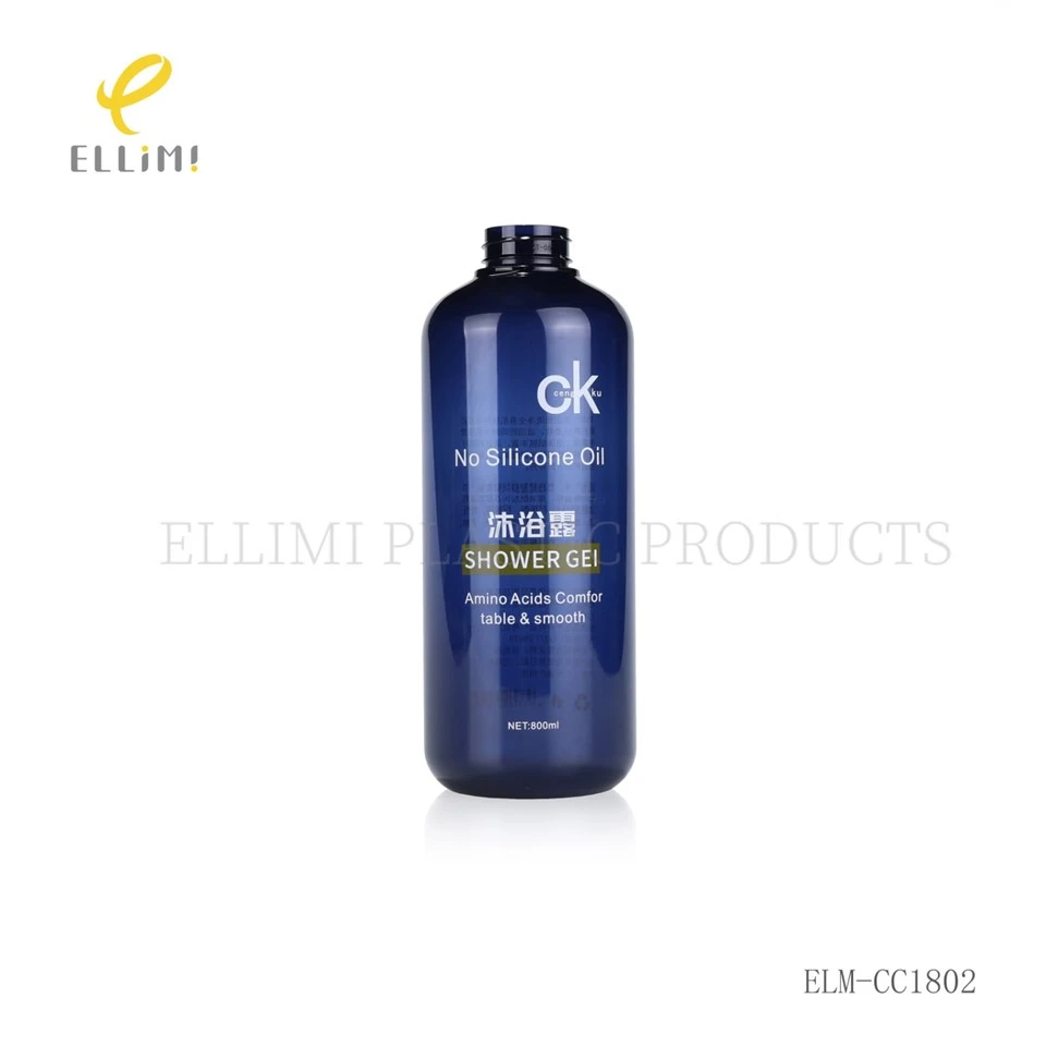 800ML PET Cylinder Shape Empty Cosmetic Bottle For Lotion Serum Skincare Cream suppliers