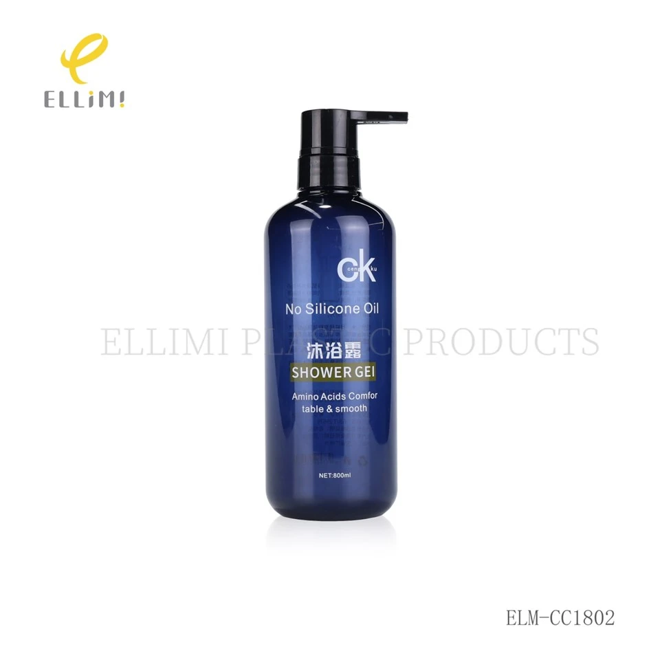 800ML PET Cylinder Shape Empty Cosmetic Bottle For Lotion Serum Skincare Cream high quality