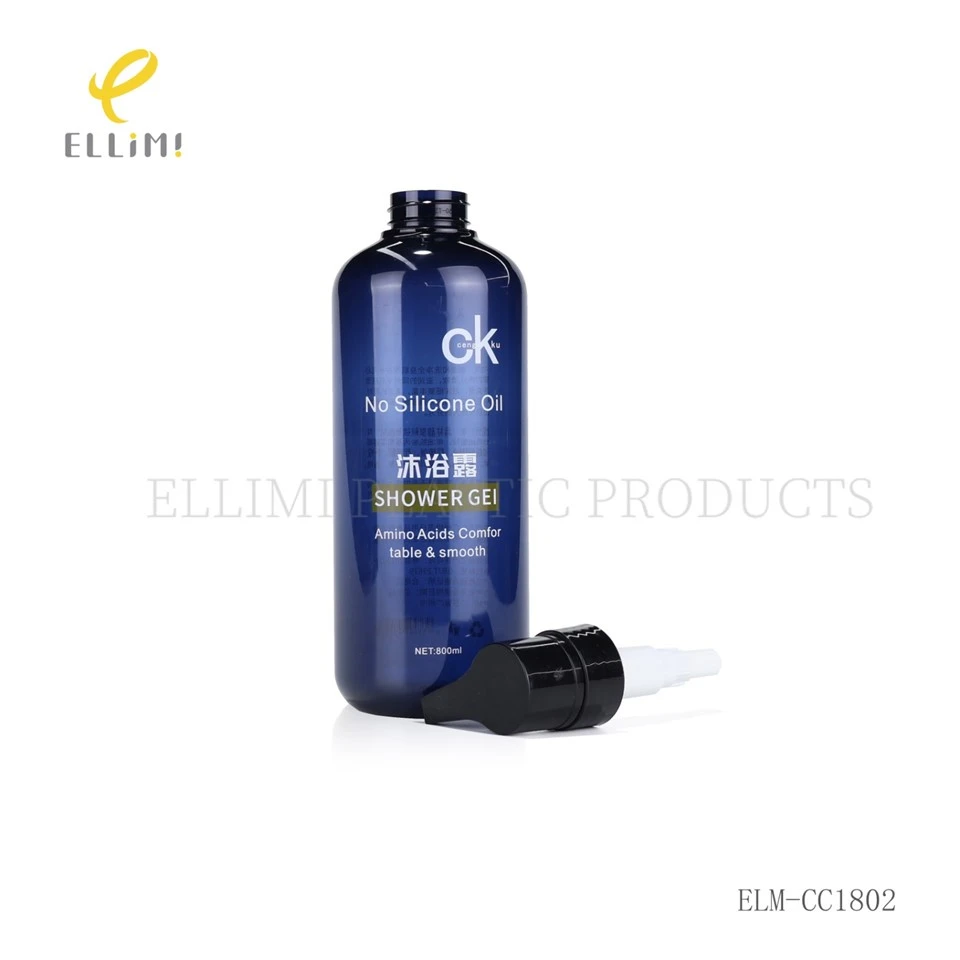 800ML PET Cylinder Shape Empty Cosmetic Bottle For Lotion Serum Skincare Cream factory