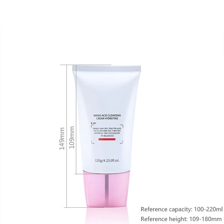 Cosmetic Flat Oval Tubes With Double Flat Cap
