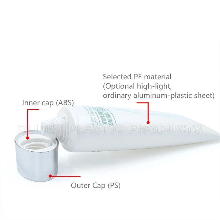 Double Layer Flat Cover Tube For Skincare