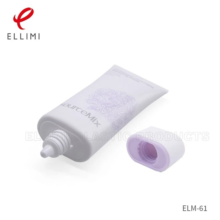 Double Layer Long Oval Flat Cover Tube