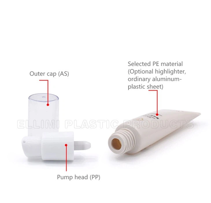Duckbill Pump Head Cap Tube Is Suitable For All Kinds Of Isolation Cream