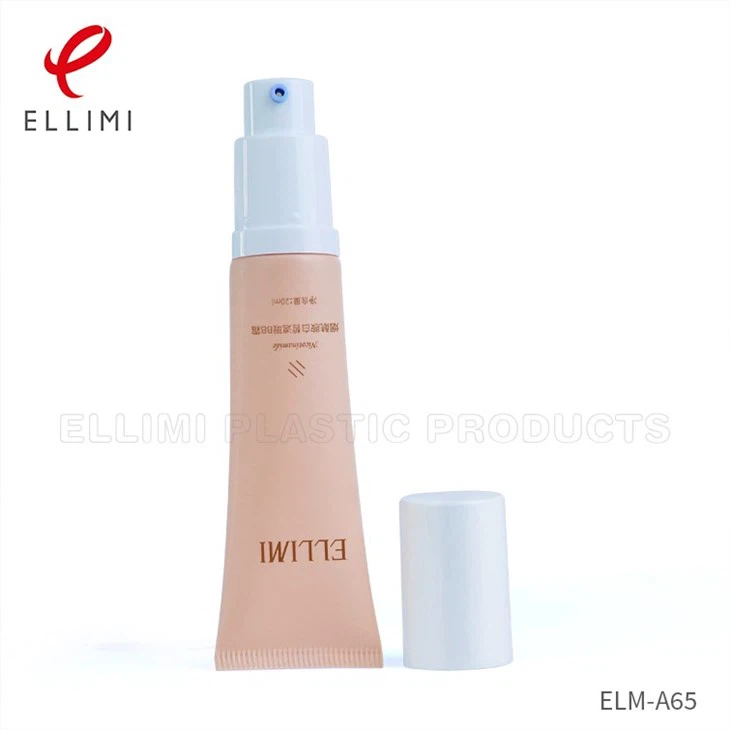 Empty Plastic Tube With Pump