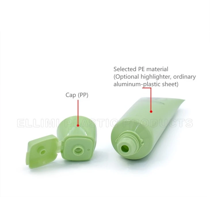 Square And Round Flip-top Tube For All Kinds Of Cleansing Creams