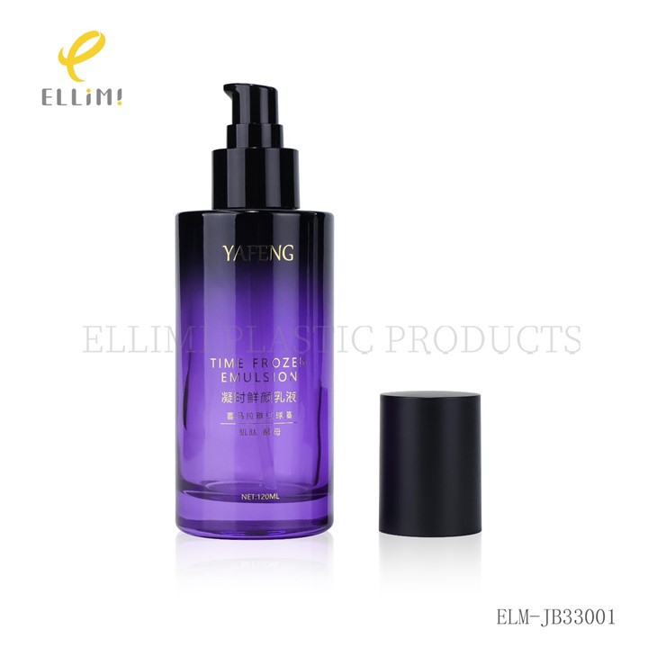 Gradient Purple Skincare Bottle & Jar Set With Dropper/Pump/Screw Cap best
