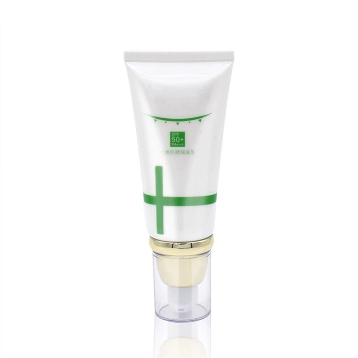 Korean Style 35mm Flanged Pump Head Cosmetic Tube