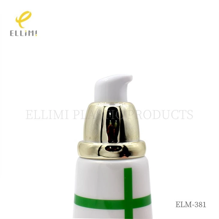Korean Style 35mm Flanged Pump Head Cosmetic Tube factory