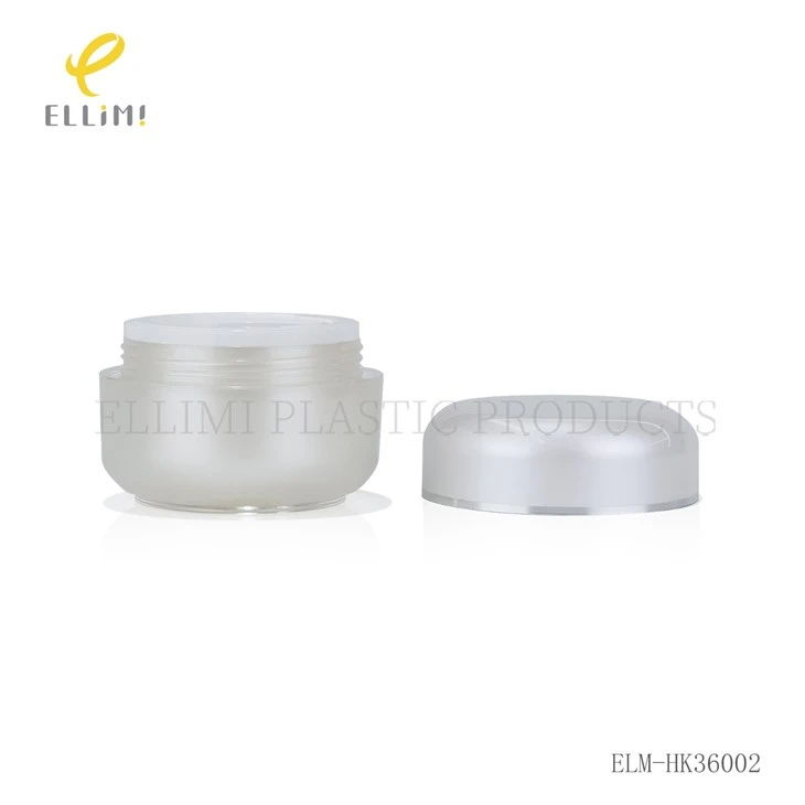 Luxury 50g Frosted White Bottle With Silver Cap For Face Cream & Eye Cream best