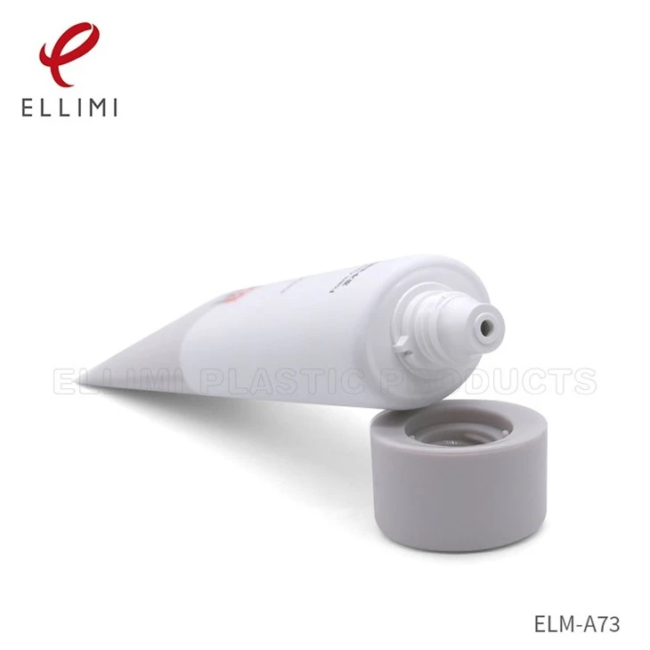 Oval Plastic Tube With Cap