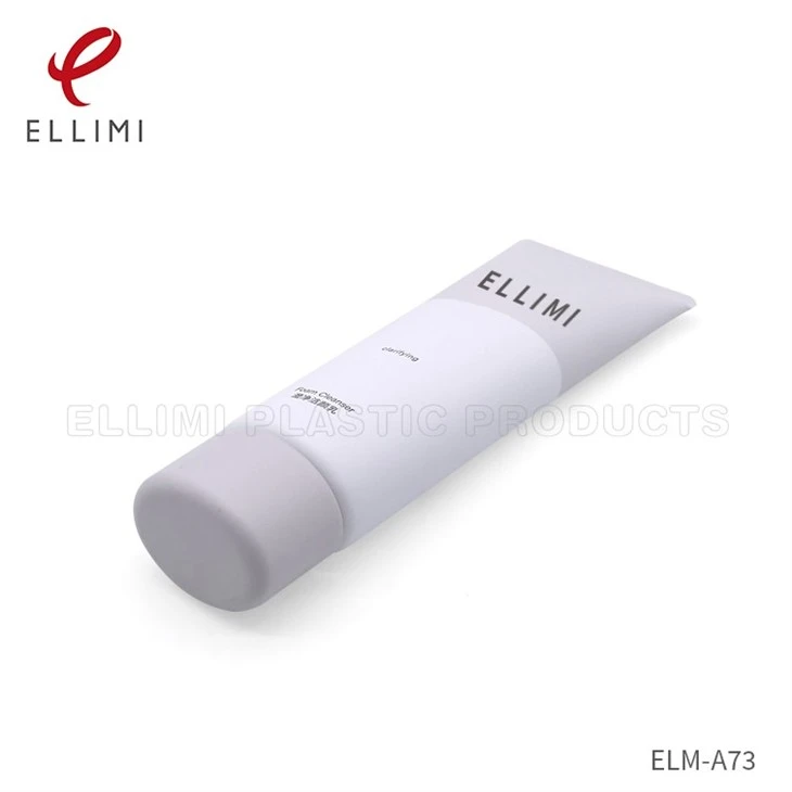 Oval Plastic Tube With Cap