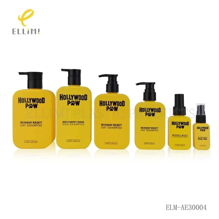 PE Plastic Pump Bottle For Shower Gel Hand Soap Face Mask & Skin Care Products With Custom Logo high quality