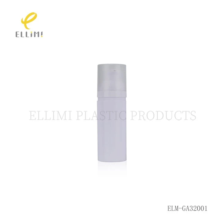 PP Airless Pump Bottles White Matte Cosmetic Containers For Serum Lotion Skincare Packaging factory
