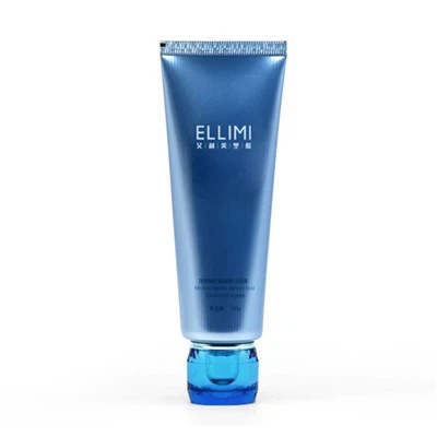 40mm Acrylic Drum-Waist Cap Cosmetic Tube For Facial Cleanser
