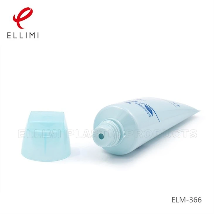 Square And Round Flip-top Tubes Are Used For Various Facial Cleansing Products