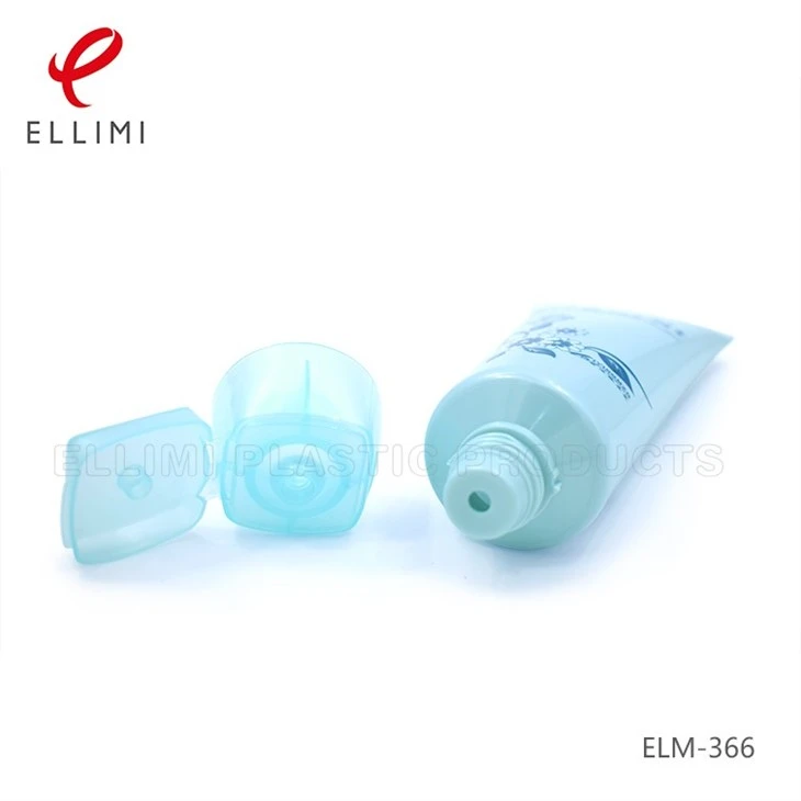 Square And Round Flip-top Tubes Are Used For Various Facial Cleansing Products